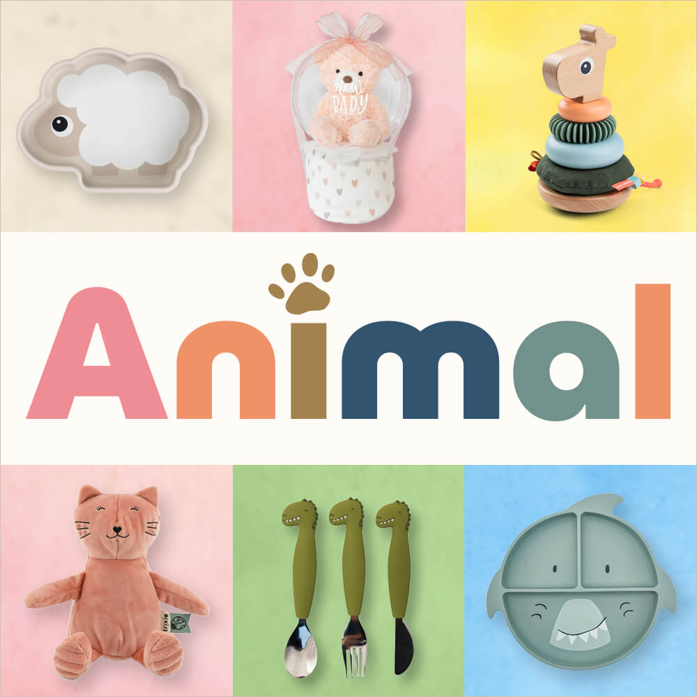 動物モチーフ 12枚セット かわいい動物モチーフのベビーアイテム – blossom39 ONLINE SHOP