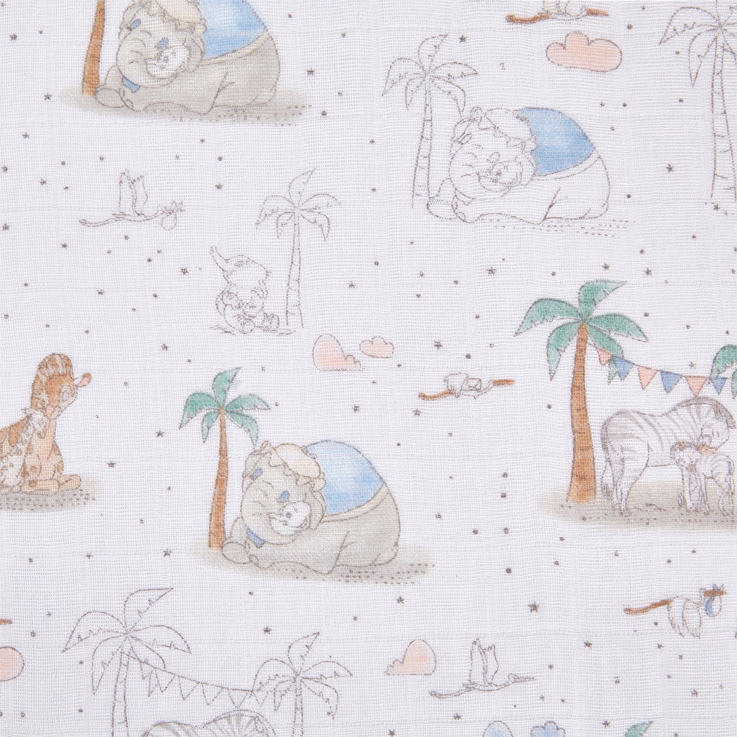 [aden + anais] ディズニー おくるみ - 3枚セット  -  マイダーリンダンボ