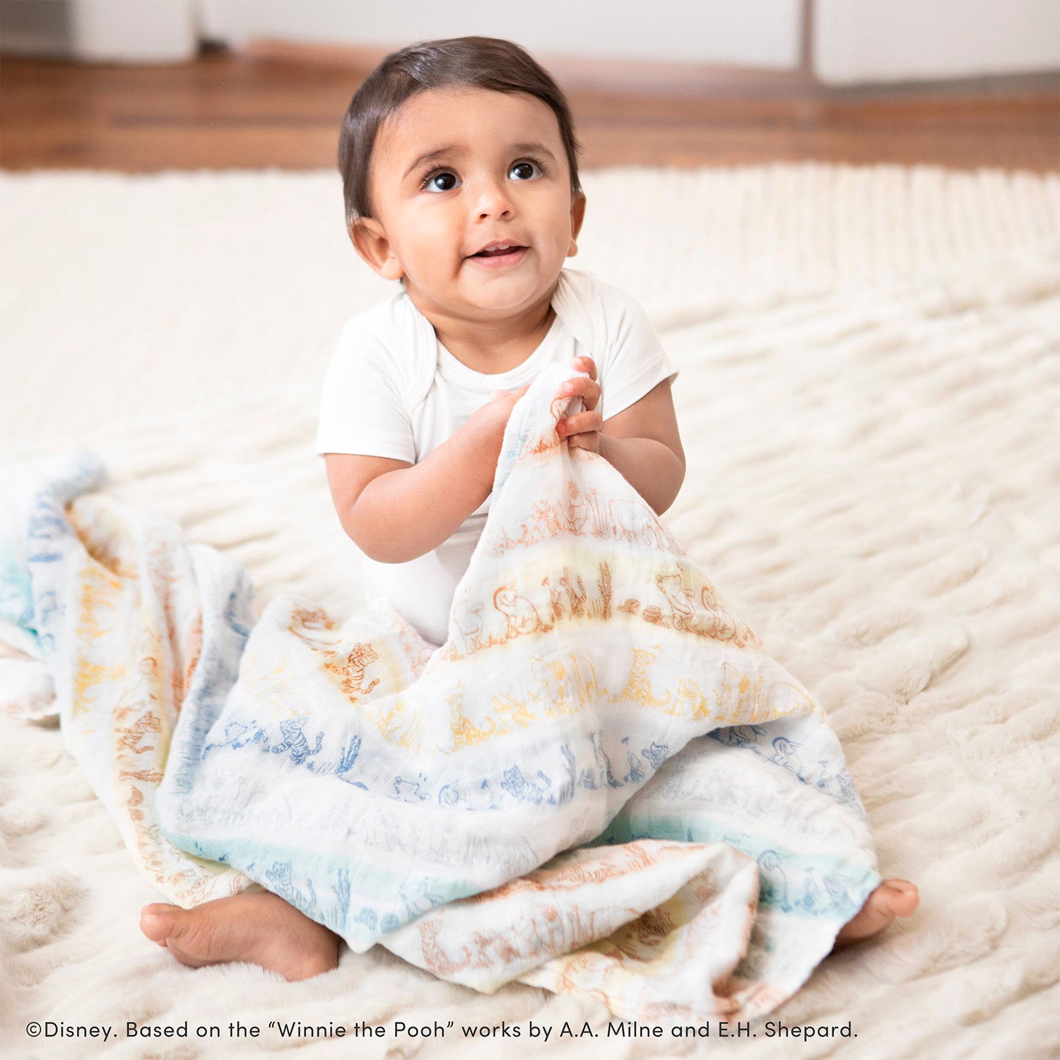 [aden + anais] ディズニー おくるみ - 3枚セット - ウィニー・イン・ザ・ウッズ