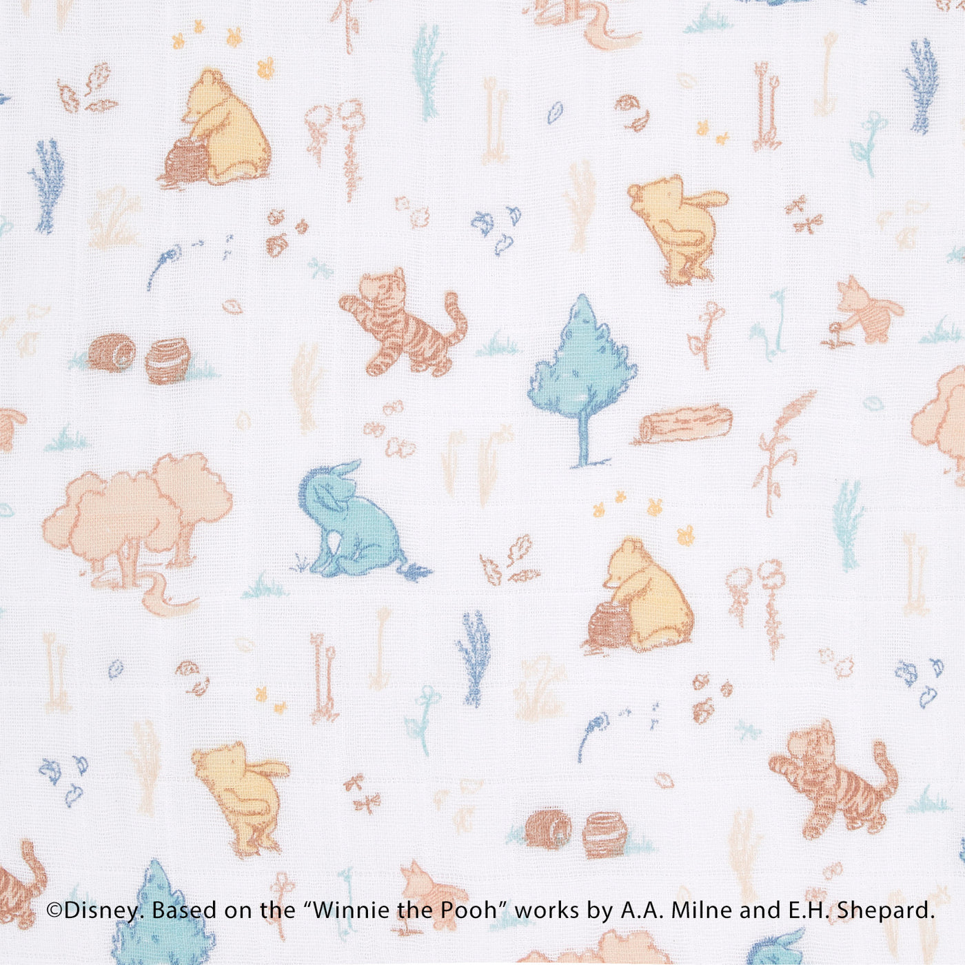 [aden + anais] ディズニー ドリームブランケット  -  ウィニー・イン・ザ・ウッズ