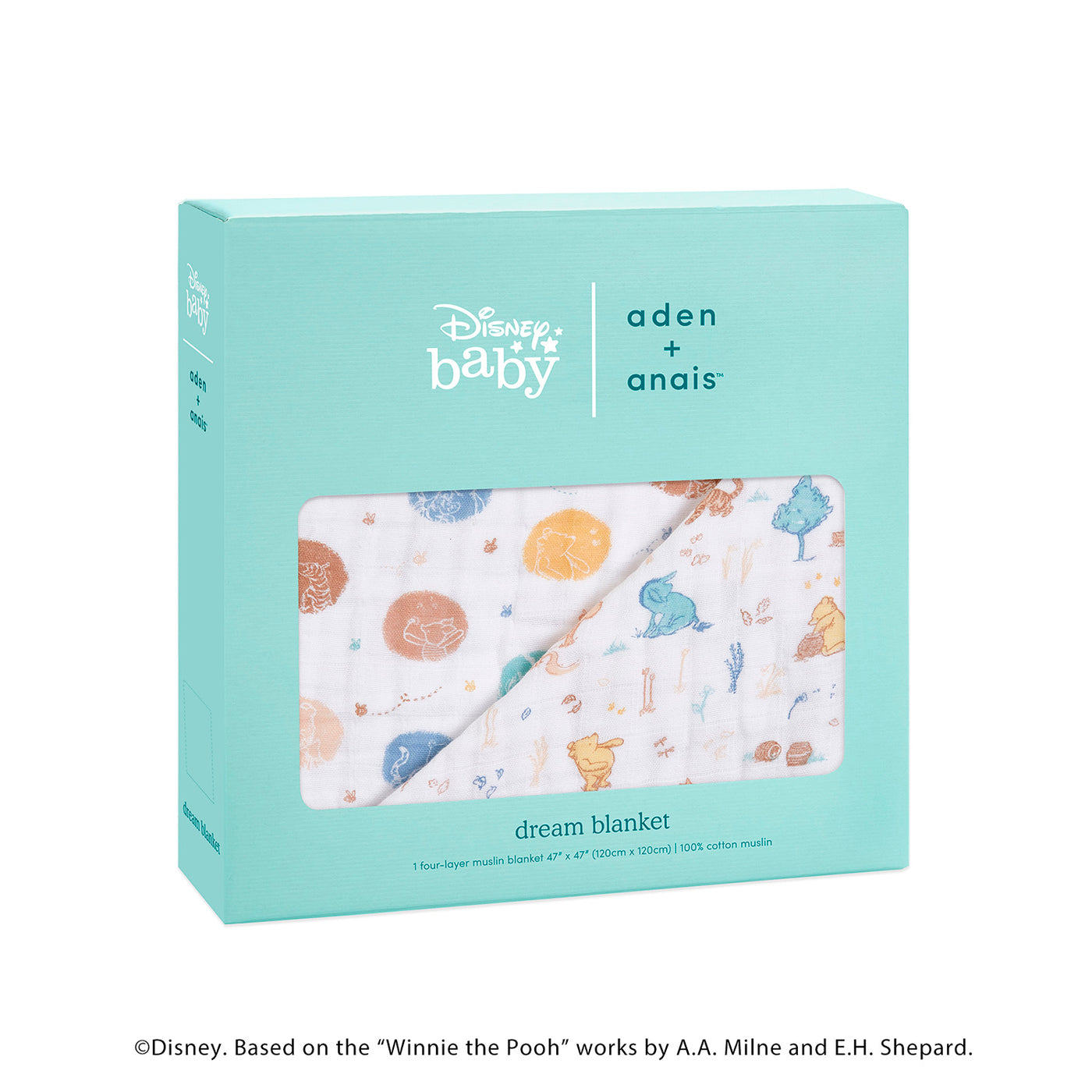[aden + anais] ディズニー ドリームブランケット  -  ウィニー・イン・ザ・ウッズ