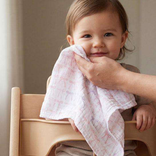 [aden + anais] オーガニックウォッシュクロス（お口拭き） - 3枚セット