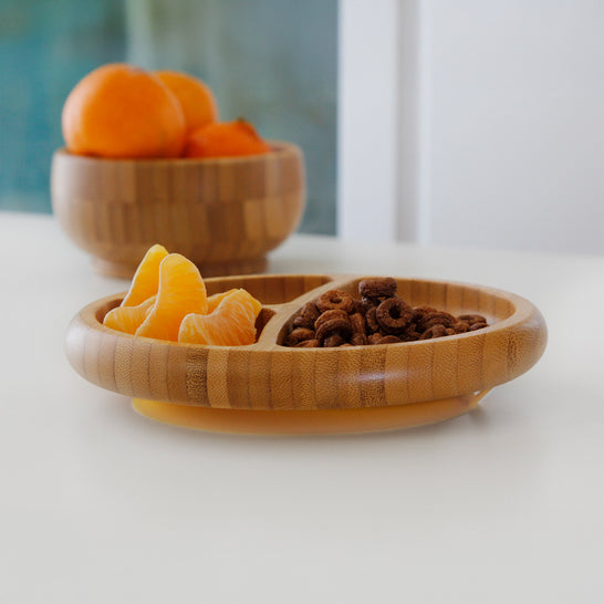 [アヴァンシー] 竹のプレート+スプーンセット