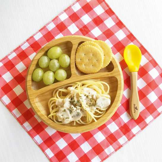 [アヴァンシー] 竹のプレート+スプーンセット