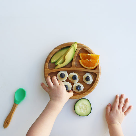 [アヴァンシー] 竹のプレート+スプーンセット