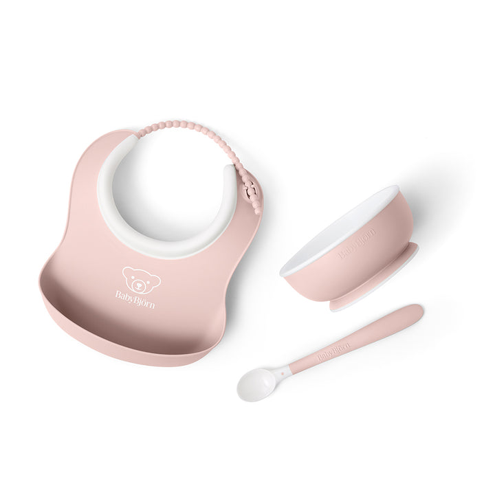 ベビービョルン] ベビーフィーディングセット（3点セット） – blossom39 ONLINE SHOP BabyBj?rn スモールベビービブ パウダーグリーン ベビースプーンフォーク