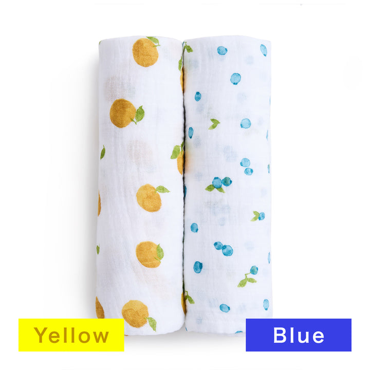 名入れ】[aden + anais] オーガニックおくるみ - 2枚セット