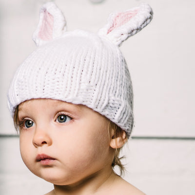[ブルーベリーヒル] ベイリー バニー（ベビーニット帽）