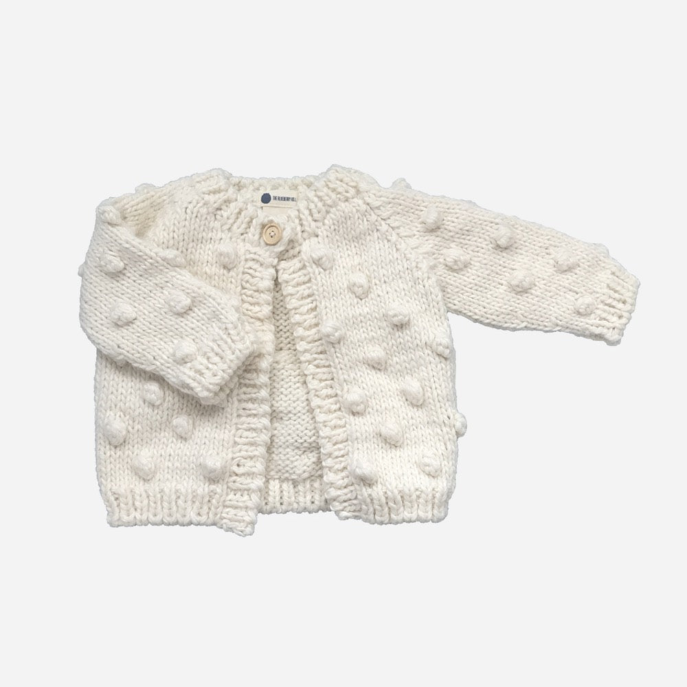 ブルーベリーヒル] ポップコーンカーディガン（12-24ヶ月