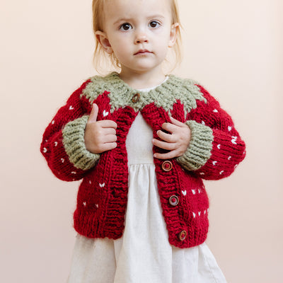 [ブルーベリーヒル] Strawberry Cardigan