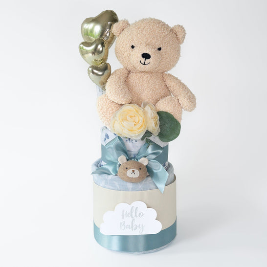 ダイパーケーキ - ツインベアー ブルー