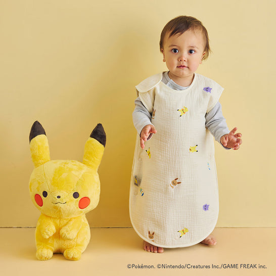 [ディモワ] monpoké うすわたガーゼ スリーパー ベビー