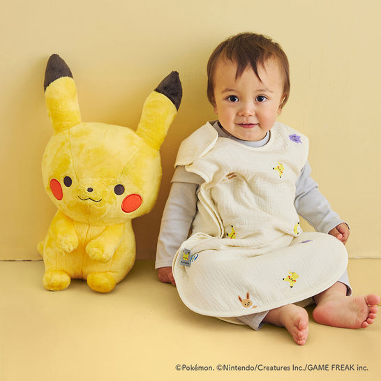 [ディモワ] monpoké うすわたガーゼ スリーパー ベビー