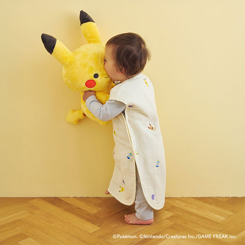 [ディモワ] monpoké うすわたガーゼ スリーパー ベビー