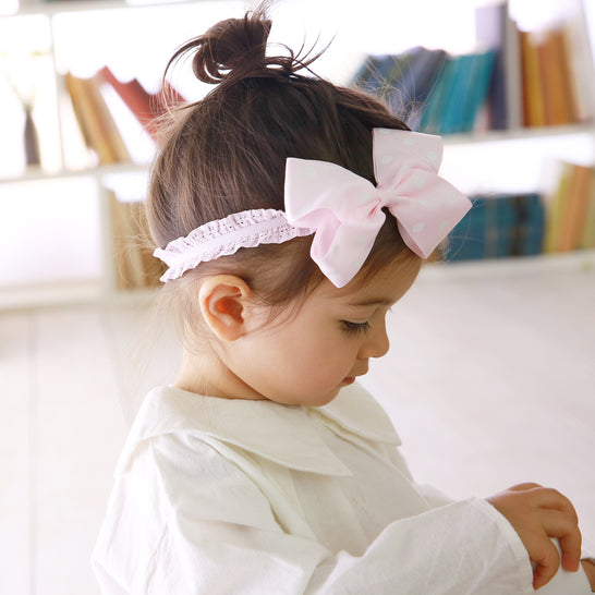 [シェリシェリー] ビッグリボンヘアバンド