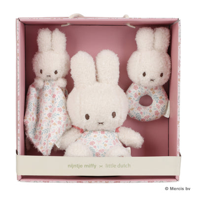 [リトルダッチ] miffy x Little Dutch　ギフトボックス3点セット（ラッキーブロッサム）
