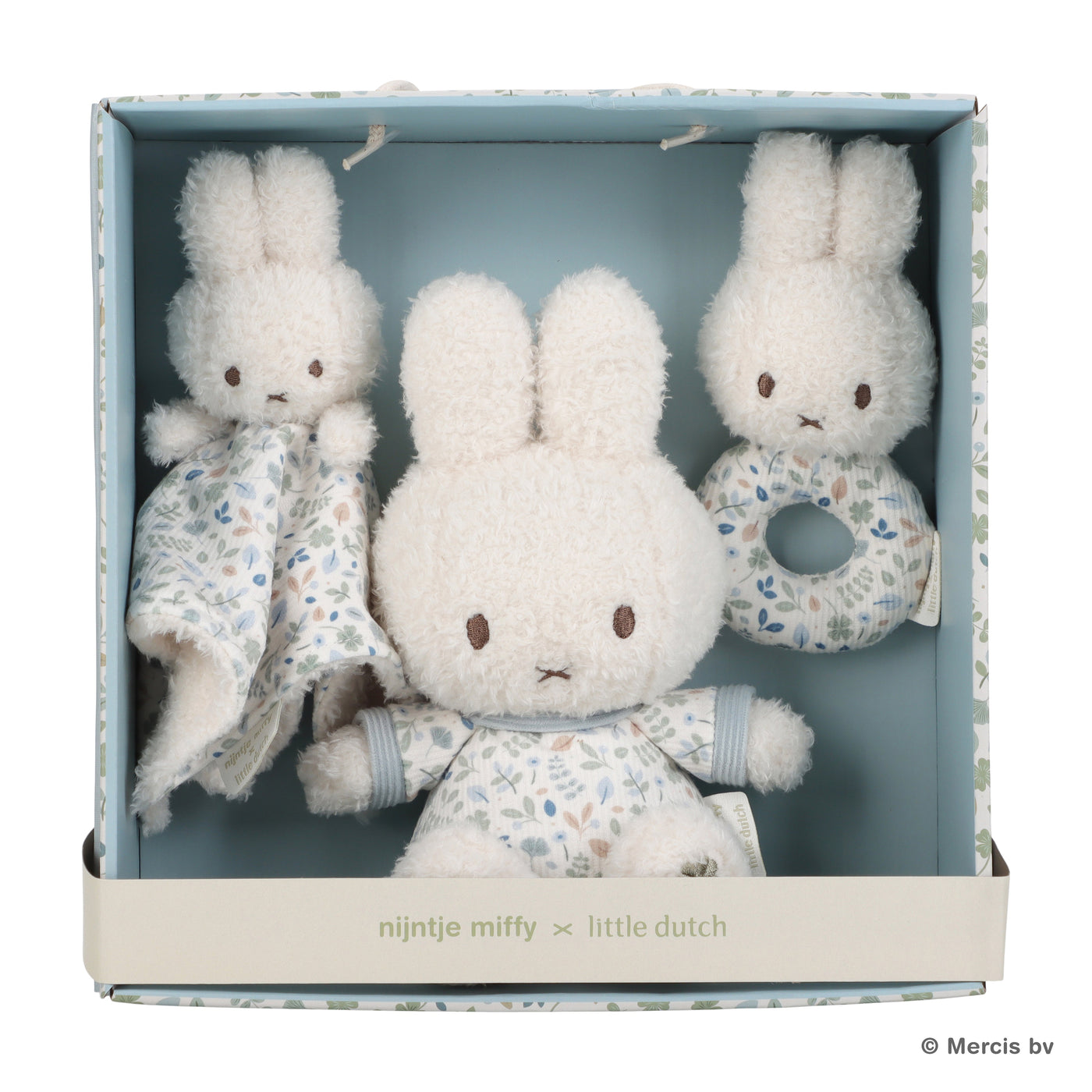 [リトルダッチ] miffy x Little Dutch　ギフトボックス3点セット（ラッキーリーブス）