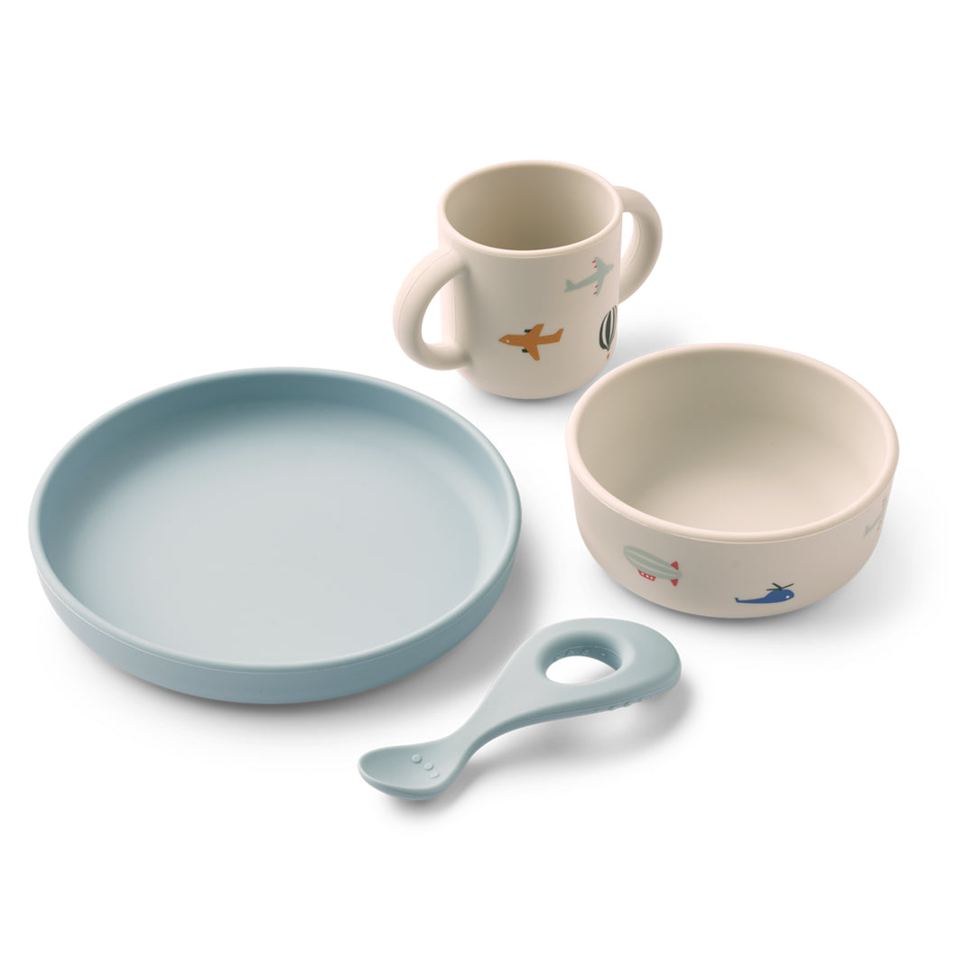 リーウッド] Vivi Printed Tableware Set / ヴィヴィ シリコン食器
