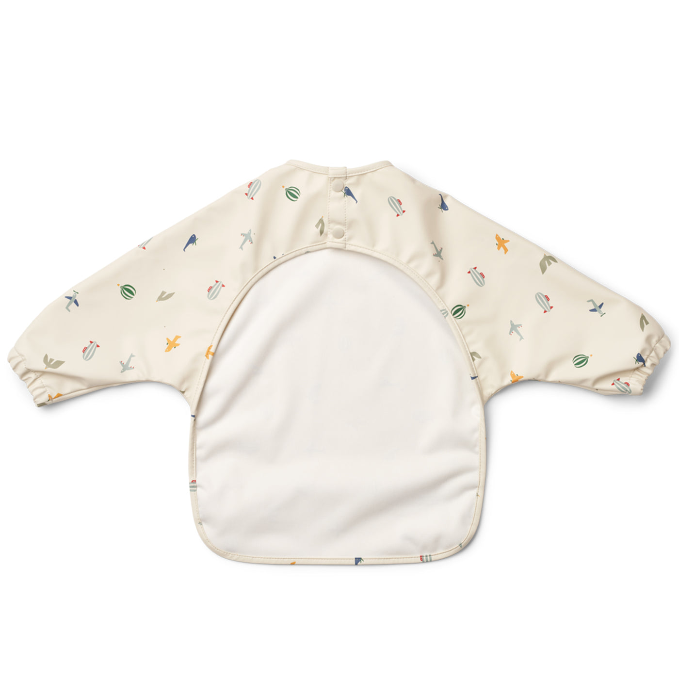 [リーウッド] Merle Printed Cape Bib / メル プリント長袖エプロン