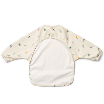 [リーウッド] Merle Printed Cape Bib / メル プリント長袖エプロン
