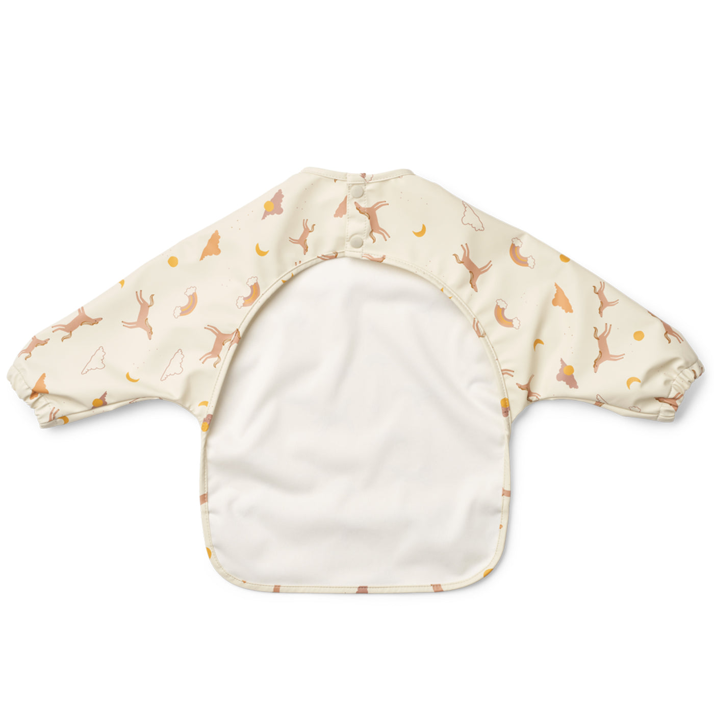 [リーウッド] Merle Printed Cape Bib / メル プリント長袖エプロン