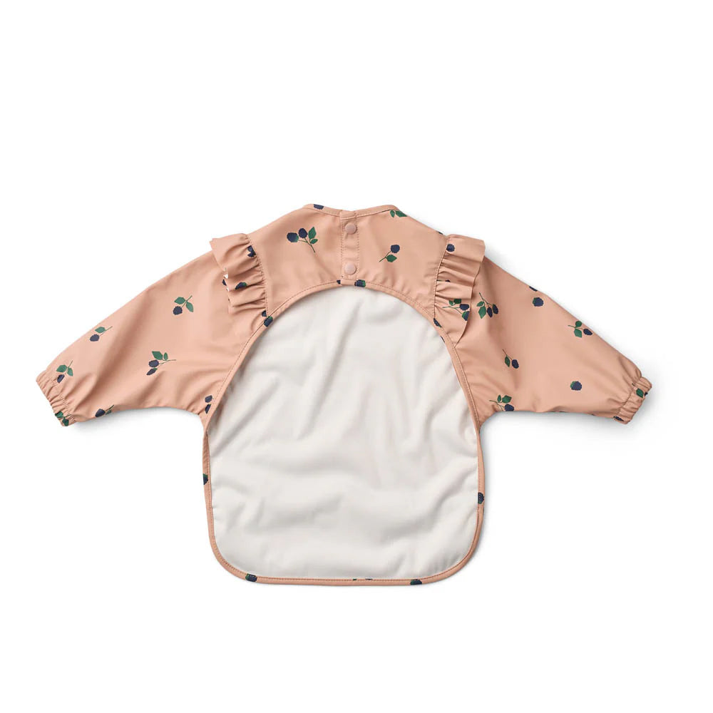 [リーウッド] Merle Printed Cape Bib / メル プリント長袖エプロン