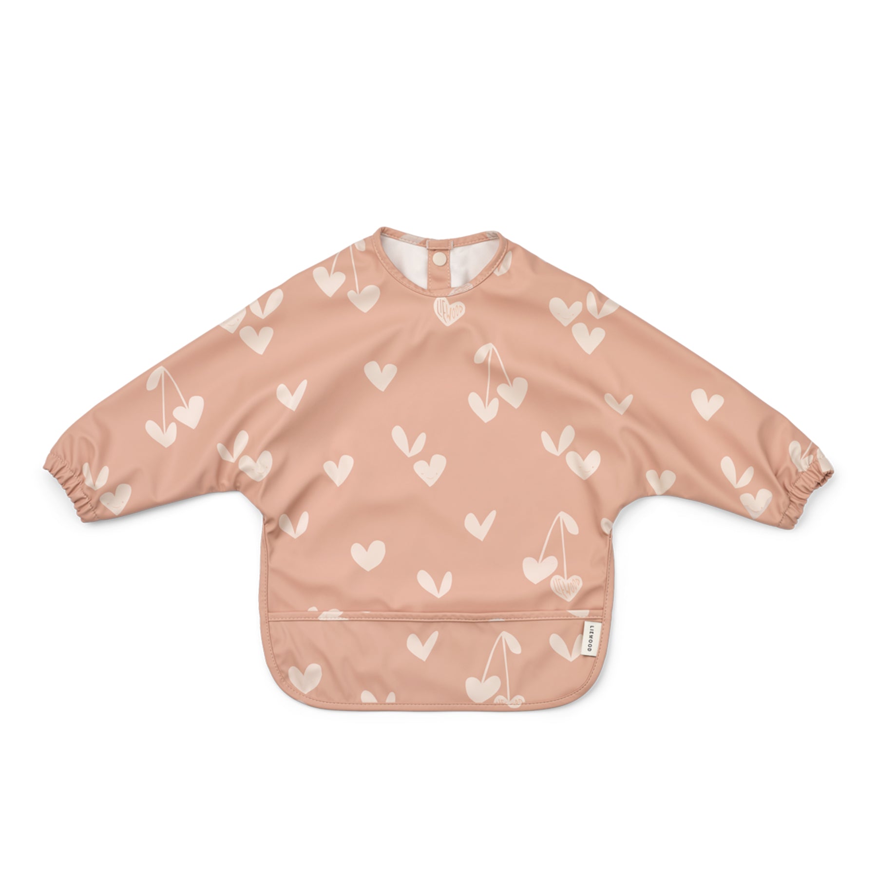 [リーウッド] Merle Printed Cape Bib / メル プリント長袖エプロン