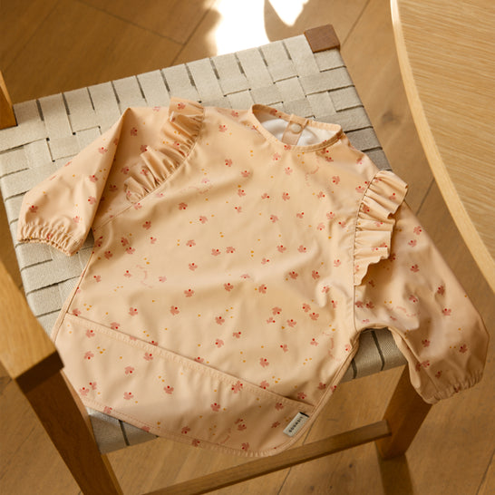 [リーウッド] Merle Printed Cape Bib / メル プリント長袖エプロン
