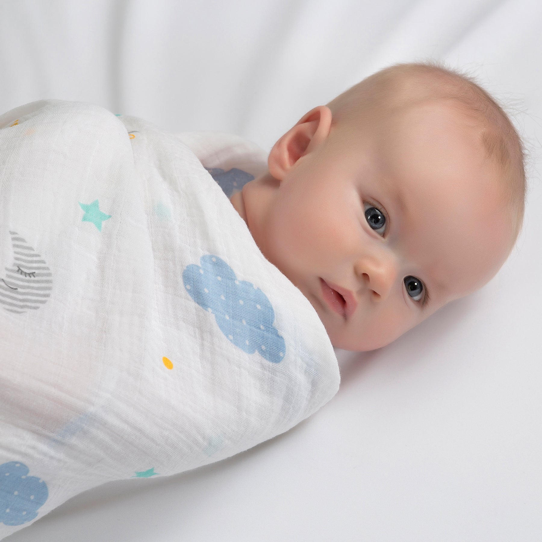 [lulujo] コットンおくるみ1枚