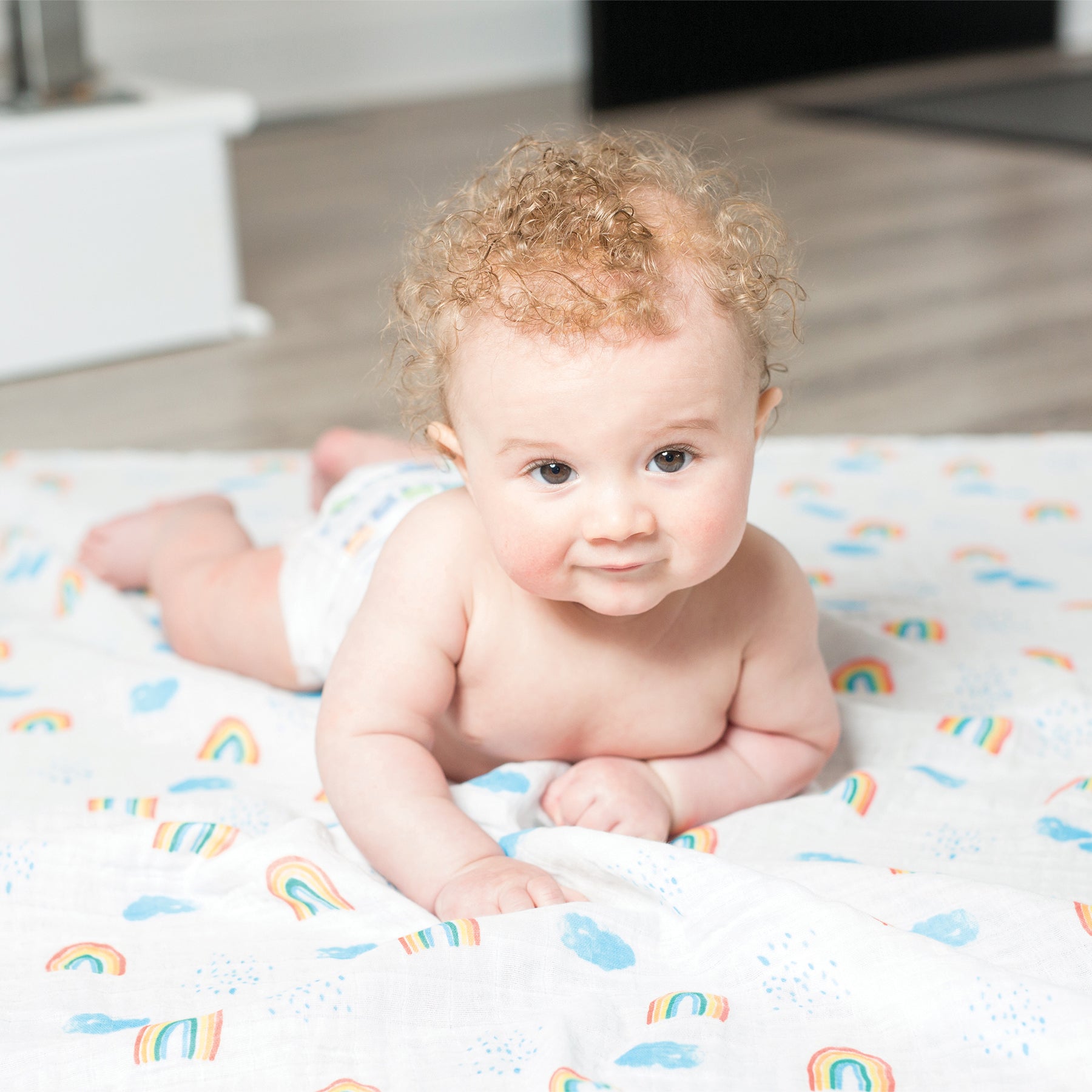 [lulujo] コットンおくるみ1枚