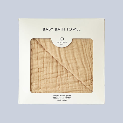 [マカロンベビー] macaron baby bath towel / マカロン ベビーバスタオル