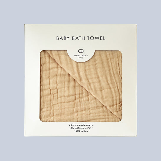 [マカロンベビー] macaron baby bath towel / マカロン ベビーバスタオル