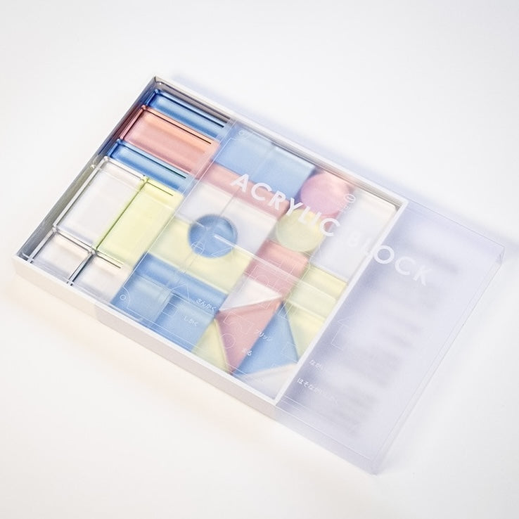 [マカロンベビー] macaron acrylic block / マカロン アクリルブロック