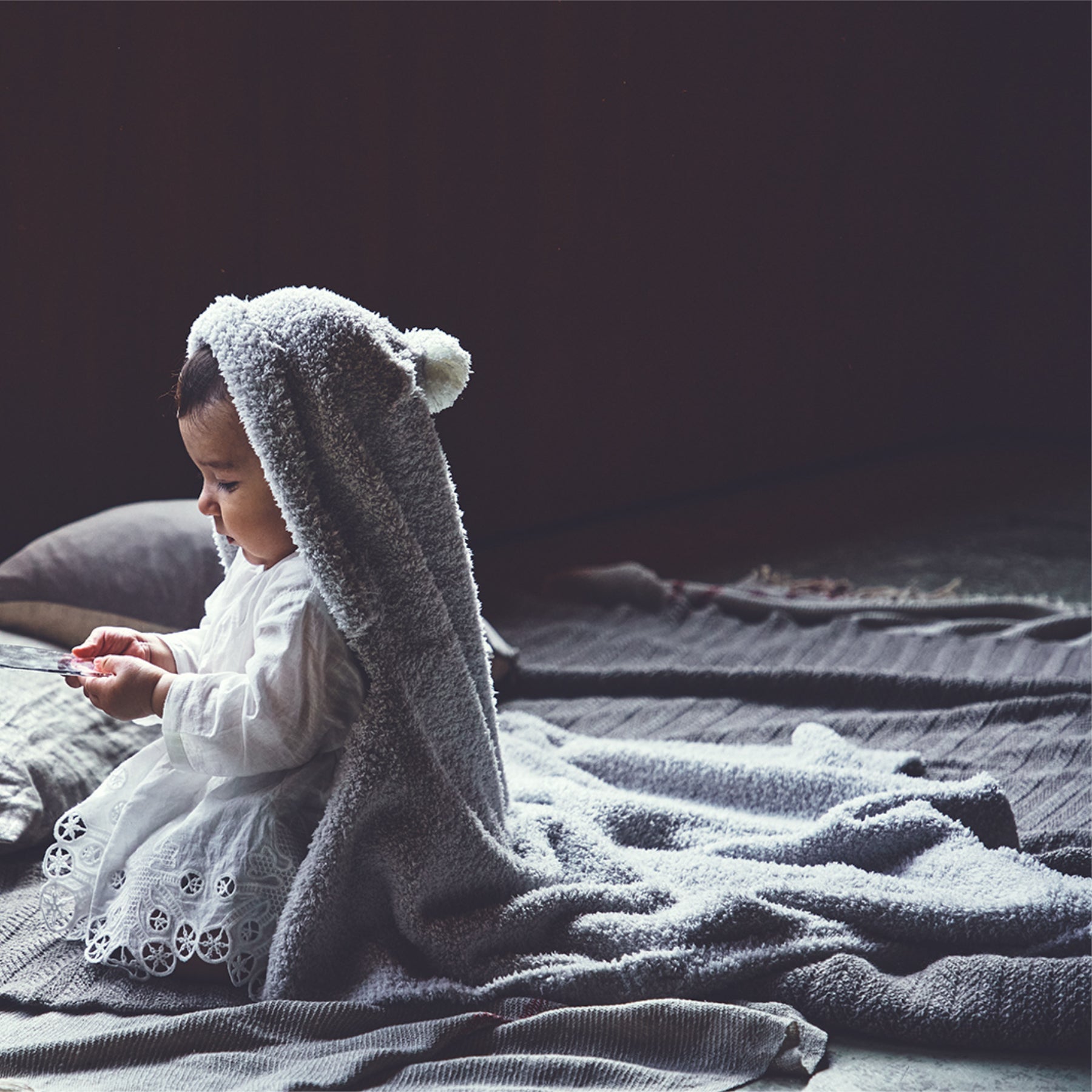 [MARLMARL] hooded blanket / フーデッド ブランケット