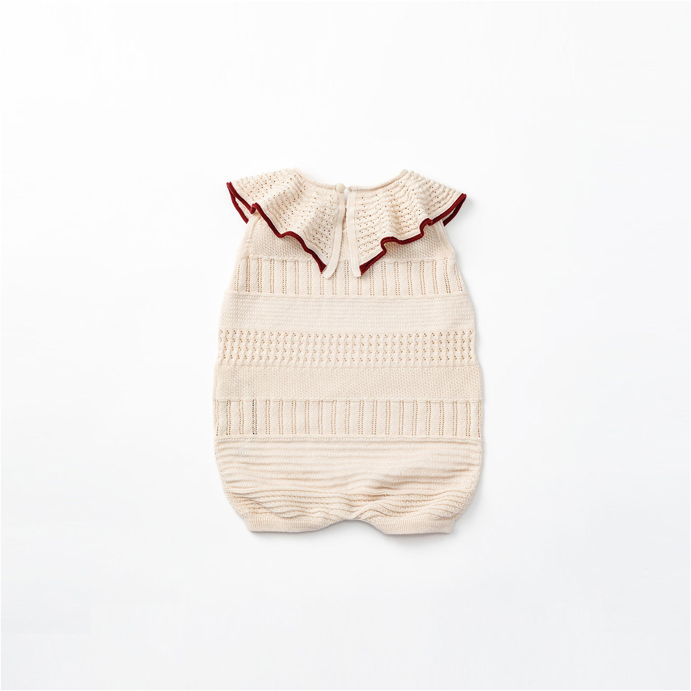 [MARLMARL] knit frill rompers / ニットフリルロンパース