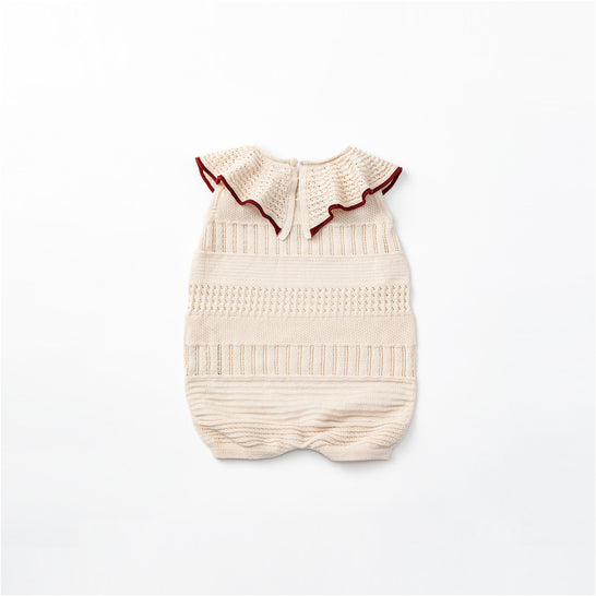 [MARLMARL] knit frill rompers / ニットフリルロンパース