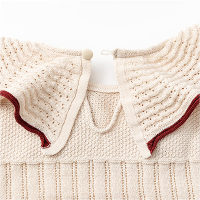 [MARLMARL] knit frill rompers / ニットフリルロンパース