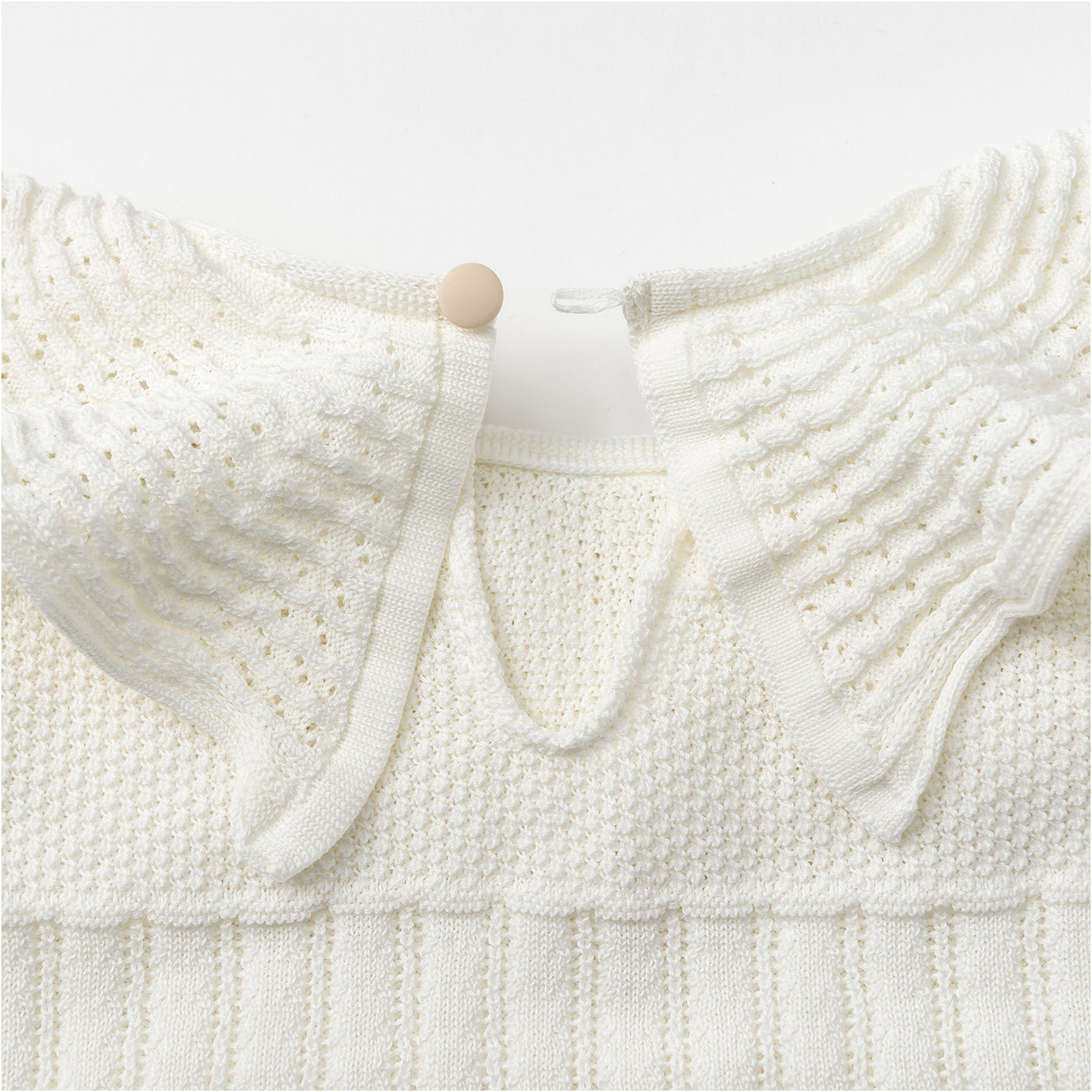 [MARLMARL] knit frill blouses / ニットフリルブラウシーズ