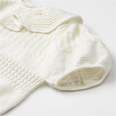 [MARLMARL] knit frill blouses / ニットフリルブラウシーズ