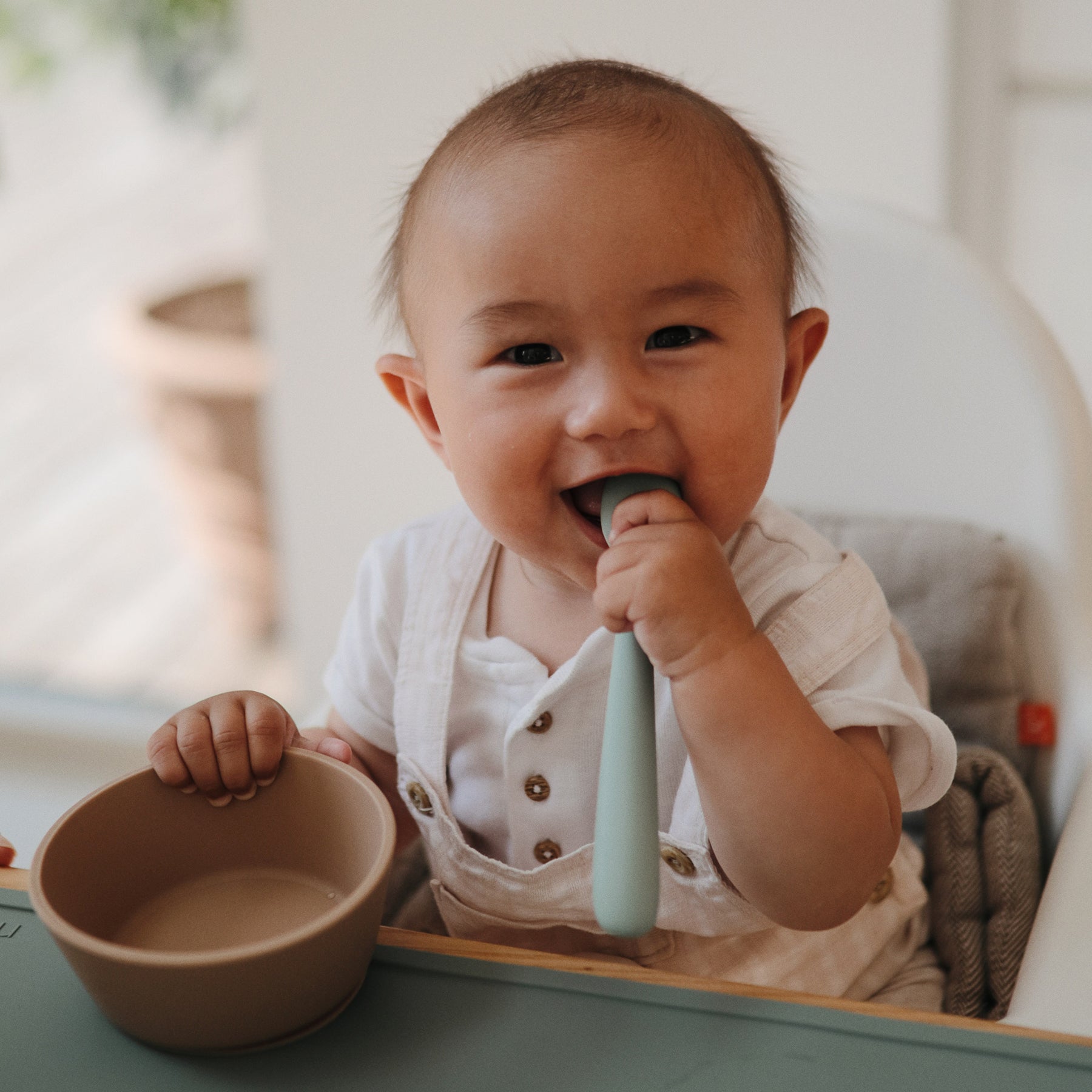 [ムシエ] シリコンフィーデングスプーン