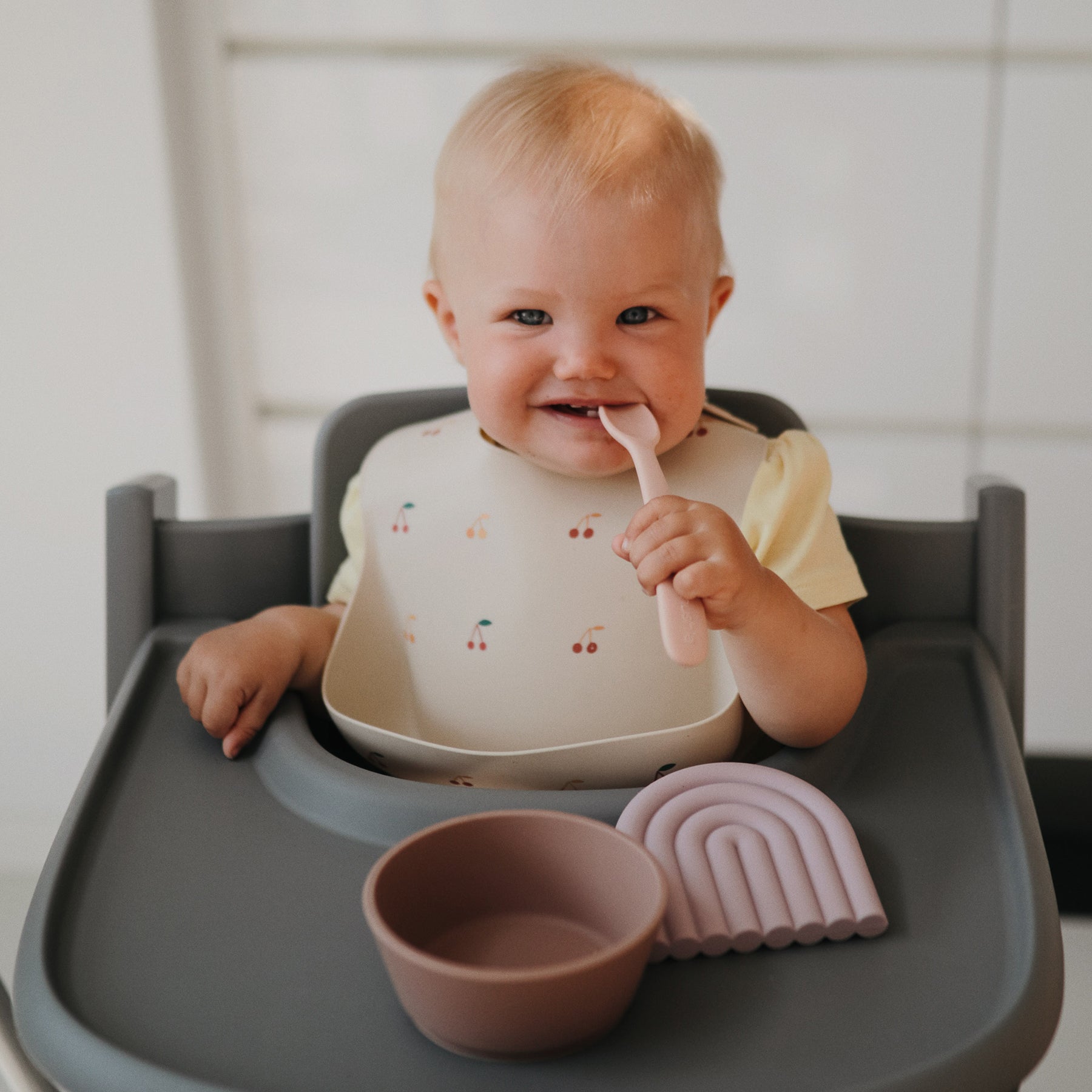 [ムシエ] シリコンフィーデングスプーン