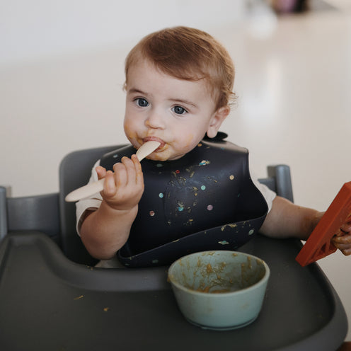 [ムシエ] シリコンフィーデングスプーン