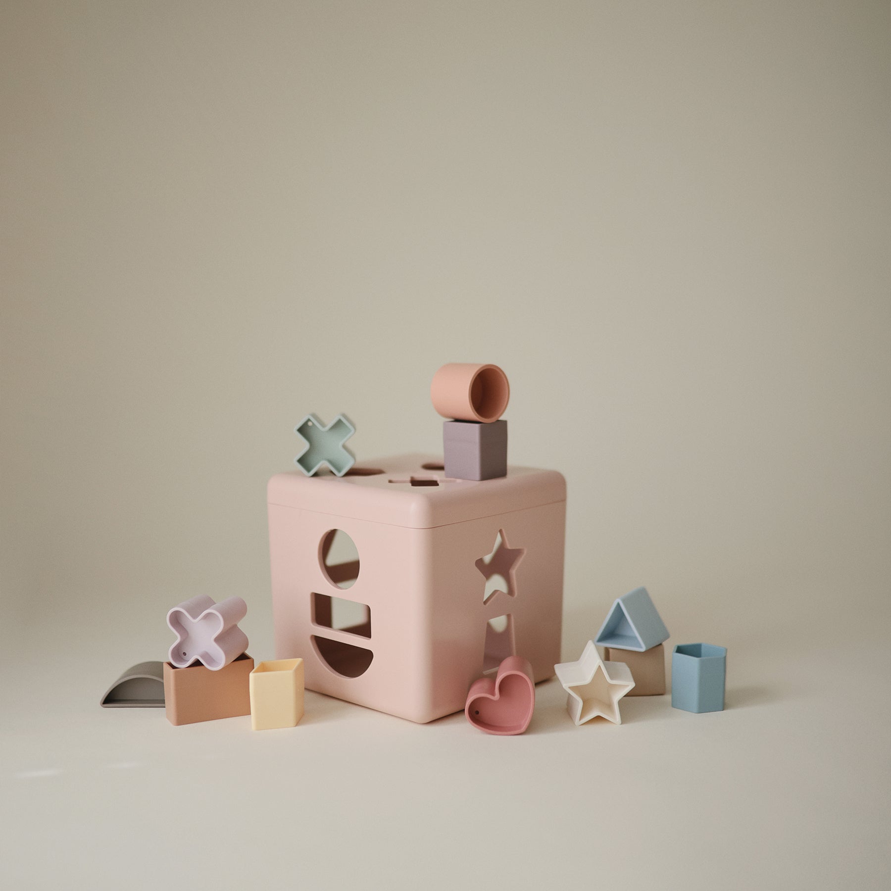 [ムシエ] シェイプソーティングボックス（型はめパズル）