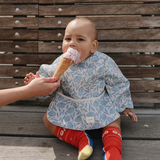 [ムシエ] 長袖エプロン