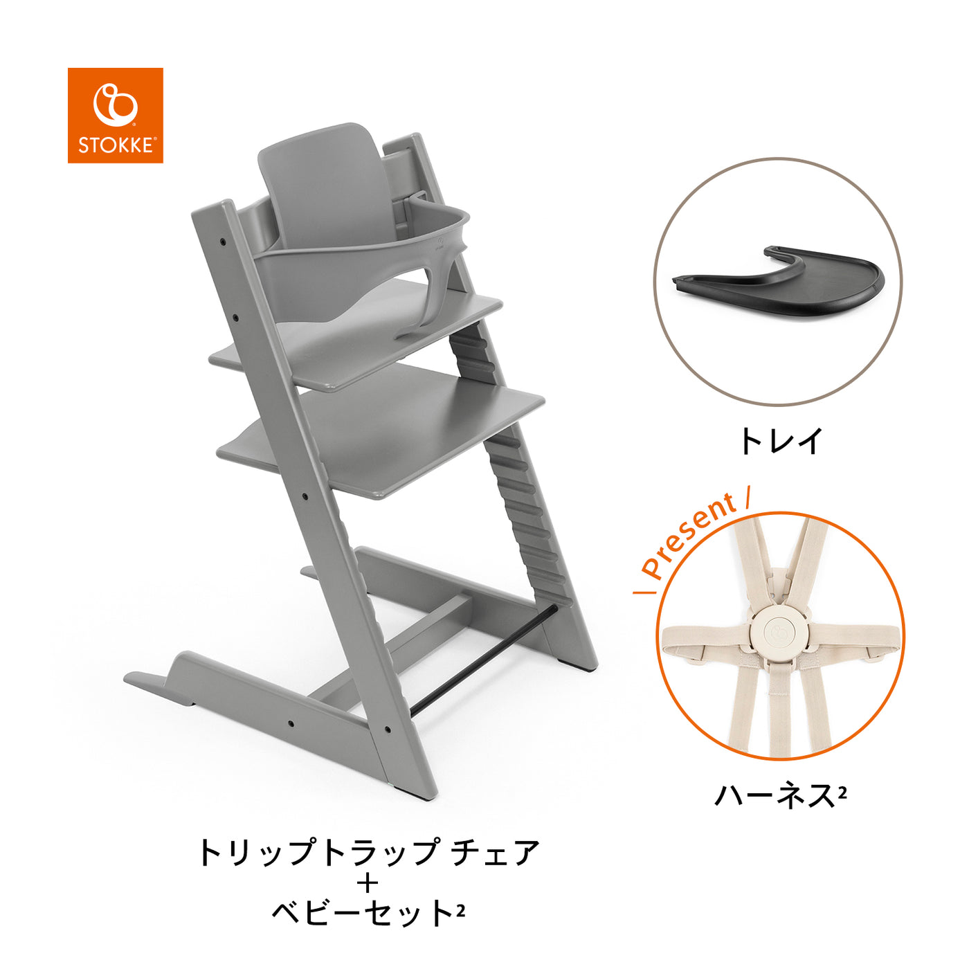 ストームグレー / ブラック