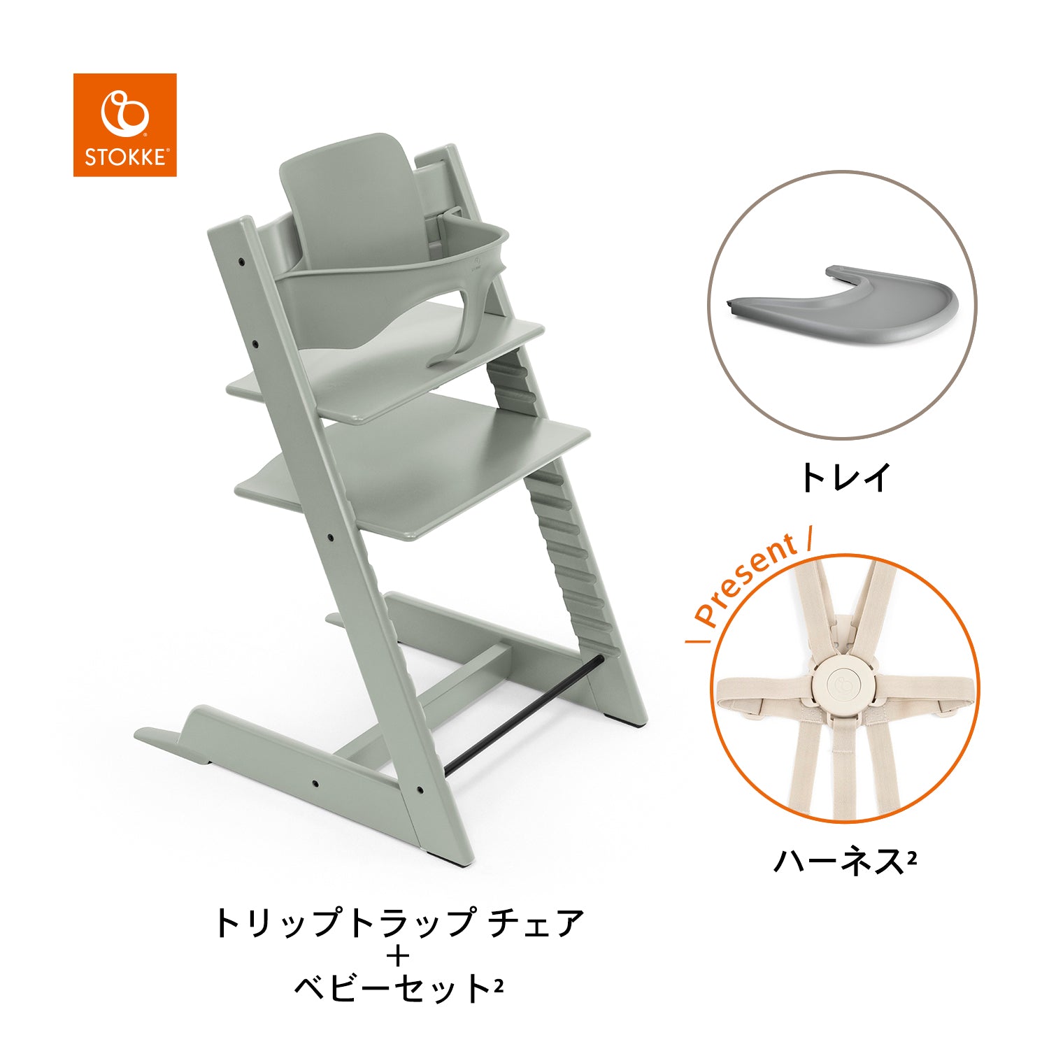 グレイシアグリーン / ストームグレー