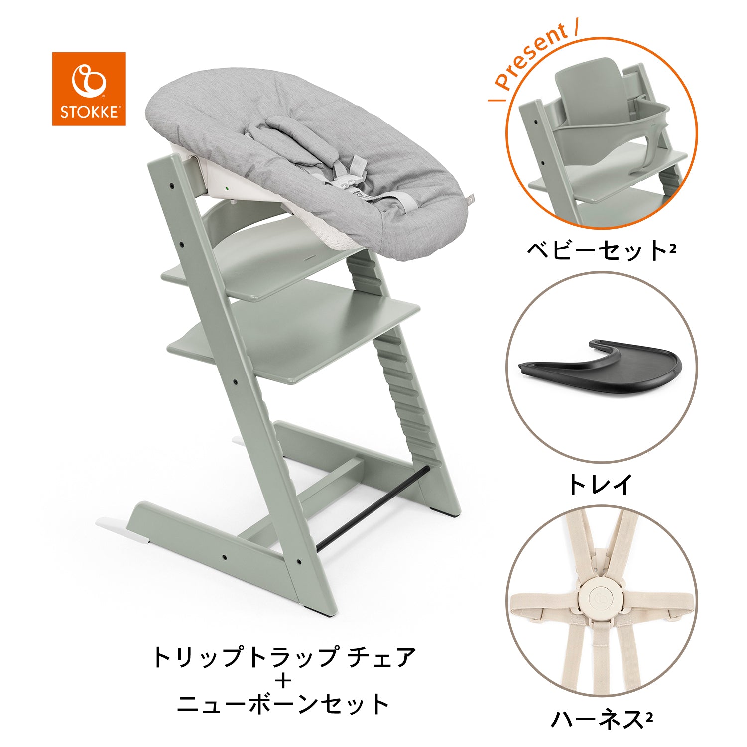 グレイシアグリーン / ブラック / グレー