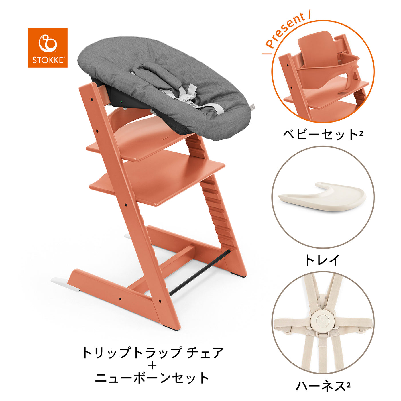 テラコッタ / バニラホワイト / アンスラサイト