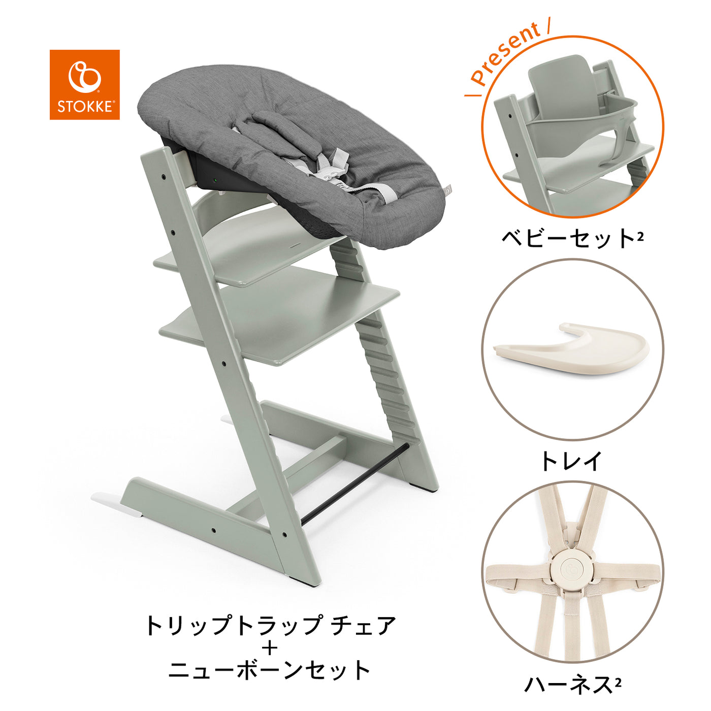 グレイシアグリーン / バニラホワイト / アンスラサイト