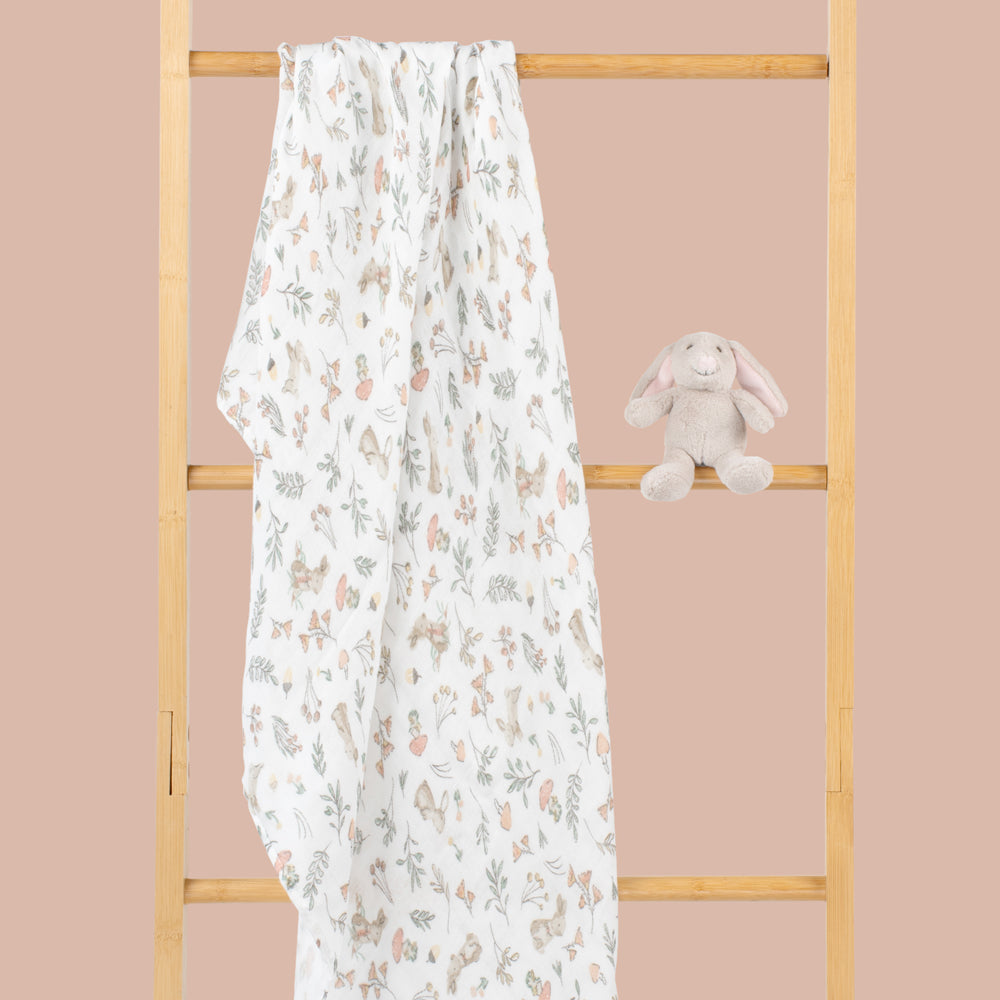 [リトルリネンカンパニー] ミニプラッシュトイ & おくるみセット